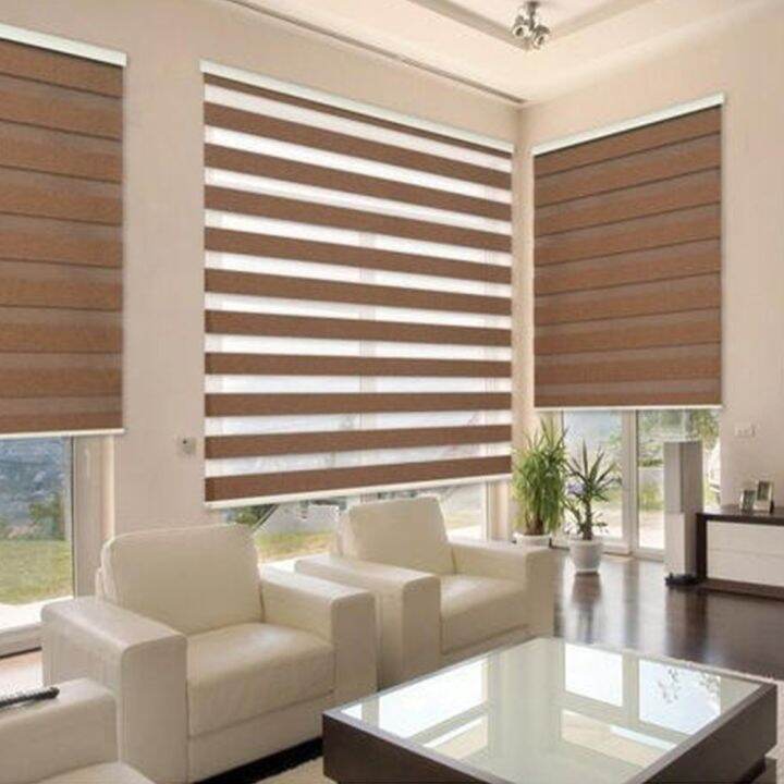Mia Curtain Duo Roller Blinds 60 / 80 / 100 / 120 /150 / Cm Window Sun Light