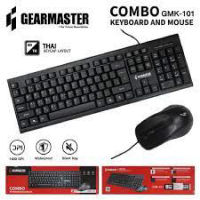 เมาส์+คีย์บอร์ด nubwo-  GEARMASTER Combo Keyboard &amp; Mouse GMK-101 ,GMK-102 -NKM628(คีย์ไทย-อังกฤษ) คุณภาพดี