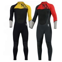 3MM Neoprene Wetsuit Swimsuit For Men Women Full Surf Diving Suit Keep Warm Girls Scuba Free Dive Bathing Suit Spearfishing Set