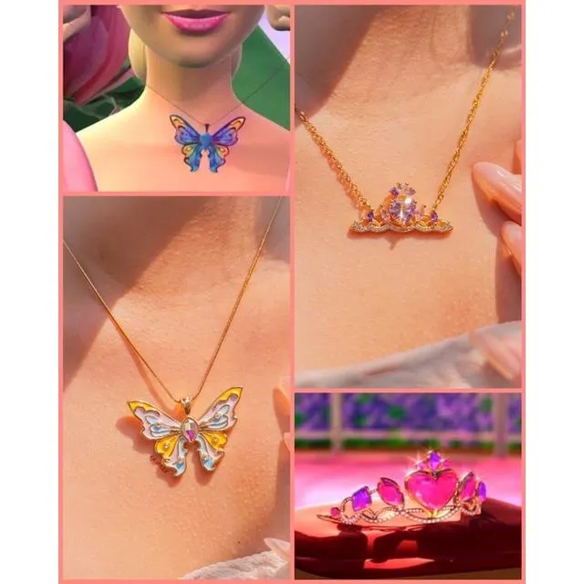 barbie mermaidia necklace