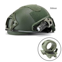 Outdoor Tactical Quick Release Flashlight Clamp Holder Mount for Fast Helmet