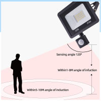 กลางแจ้ง LED PIR Motion Sensor Floodlight 220โวลต์100วัตต์50วัตต์กันน้ำความสว่างสูงสปอตไลสำหรับสวนถนนผนัง Floodlights