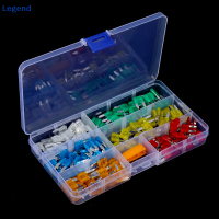 ?【Lowest price】Legend 120PC Mini ขนาดเล็ก Blade Car FUSE Micro Blade ฟิวส์ชุดอุปกรณ์รถบรรทุก