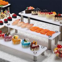 Acrylic three-layer dessert rack Buffet Multi layer snack seat Pastry display rack Acrylic sushi rack Wedding banquet snack rack