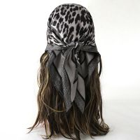 ✷○☊  Silk Scarf Scarftop Headwraps For Women Vintage Four Seasons Hair Scarve 70x70cm Hijab Foulard Iuxe Bandana Femme Headscarf