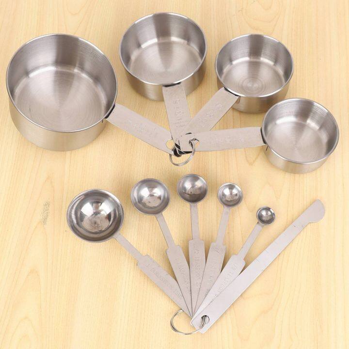 10pcs-measuring-cups-premium-stackable-tablespoons-measuring-spoon-set-stainless-steel-measuring-cups-and-spoons-set