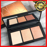 ไฮไลท์ 3เฉดสี Highlight palette พาเลท พกพาสะดวก เครื่องสำอาง สำหรับใบหน้า