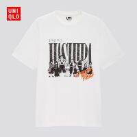 Uniqllo เสื้อยืดแขนสั้นพิมพ์ลาย Weamanga สําหรับผู้ชาย ( 436615 )