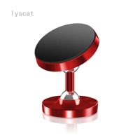 Lyscat แม่เหล็กติดโทรศัพท์แท่นวางสำหรับรถ360 ° แผงควบคุมสากลหมุนติดรถยนต์เหมาะกับสมาร์ทโฟนทุกแบบ