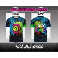 Zumba Tie Dye t Shirt Women Mens Plus Size Colorful Dryfit Loose Fit Unisex Drift Jersey Full Sublimation comfortable