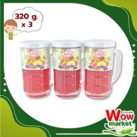 Empire Mix Fruit Jam 320g x 3 Pcs : เอ็มไพร์ แยมผลไม้รวม 320 กรัม x 3 กระปุก