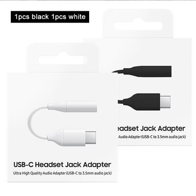 Usb Type C To 3.5mm Aux Adapter Type-c 3 5 Jack Audio Cable for Samsung Galaxy S21 Ultra S20 S20FE Note 20 10 Plus Tab S7 S7 S6
