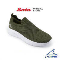 Bata บาจา POWER รองเท้ากีฬาวิ่ง แบบสวม สำหรับผู้ชาย  รุ่น Breeze Delight LO สีเขียว รหัส 8187150