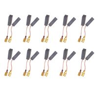 20Pcs/Lot Graphite Copper Motor Carbon Brushes Set Tight Copper Wire for Electric Hammer/Drill Angle Grinder