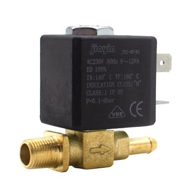 Jiayin JYZ-4T AC 230V  G1/8" 2/2 Way Water Gas Steam Electromagnetic Solenoid Valve for Electric iron / Small Appliances  ect Valves