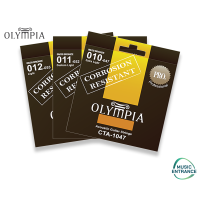 Olympia CTA Series สายกีต้าร์โปร่ง เคลือบกันสนิม Olympia Coated Acoustic 80/20 Bronze เบอร์ 10 11 12 สายกีตาร์