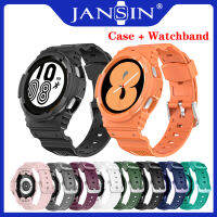 *JANSIN สายนาฬิกาข้อมือ+เคส สำหรับ Samsung Galaxy Watch 4 ขนาด 40มม. 44มม. เคสป้องกันที่ทนทานพร้อมสายนาฬิกา Straps Accessories