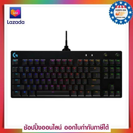 LOGITECH KEYBOARD (คีย์บอร์ด) G PRO (GX BLUE SWITCH) (RGB LED) (EN/TH) [ คีย์บอร์ด คีย์บอร์ด