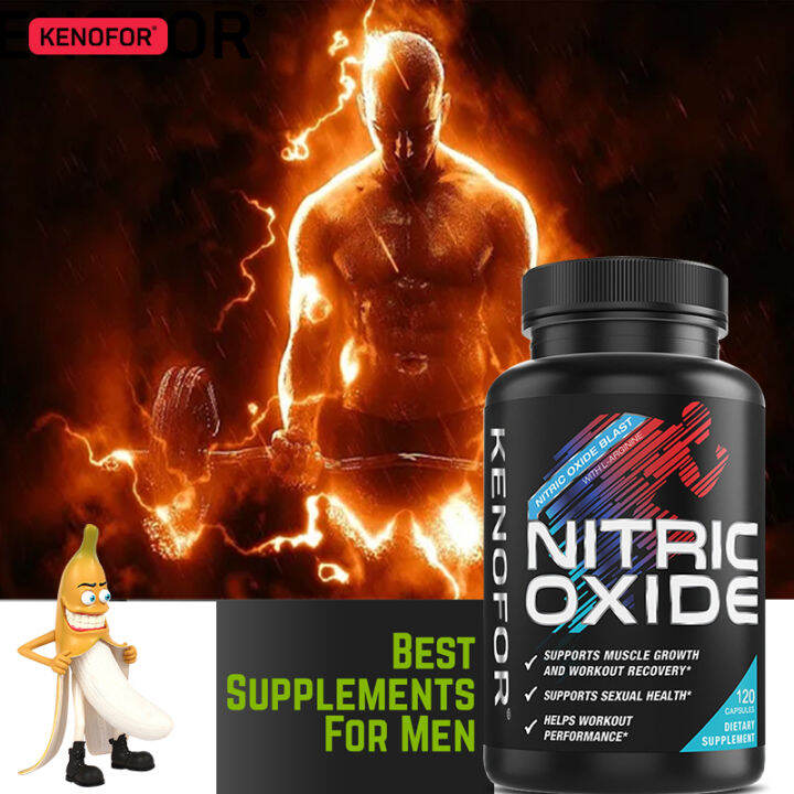 Men's Nitric Oxide Supplement to Support PostExercise Muscle Growth