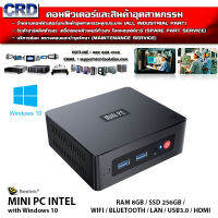 มินิพีซี Mini PC Intel Apollo Lake J4 8GB RAM / SSD 256GB / WIFI / BT / LAN 1000M