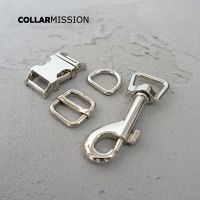 【cw】 (metal buckle adjust buckle D ring metal dog clasp/set) collar 15mm webbing sewing premium quality