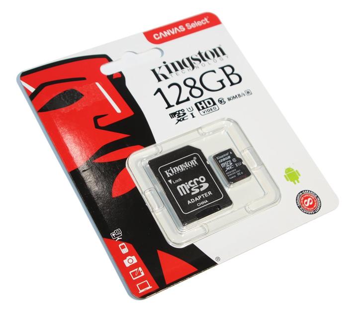 เมมโมรี่การ์ด-128gb-kingston-microsdxc-uhs-i-class10-memorycard-รับประกันตลอดอายุการใช้งาน