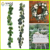 VHGG 1M/2M Silk Wedding Home Decor Foliage Wreath Artificial Leaves Rattan Eucalyptus Vine