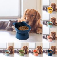 Tilted Cat Food Bowls Anti Vomiting Raised Cat Bowls Ergonomic Elevated Kitten Dish Pet Food Water Feeding Station for Cat dog