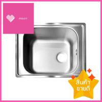 ซิงค์ฝัง 1หลุม FRANKE LNX 610-44 สีเงินBUILT-IN SINK FRANKE LNX 610-44 1B STAINLESS STEEL **หมดแล้วหมดเลย**