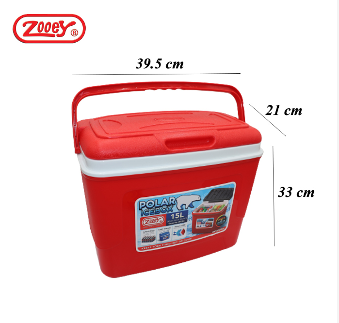ZOOEY COOLER BOX 15LITERS / POLAR ICE BOX / ICE CHEST / INSULATED