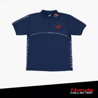 [Collection 2022] เสื้อโปโลฮอนด้า สีแดง-ดำ HONDA POLO 04{trading up}