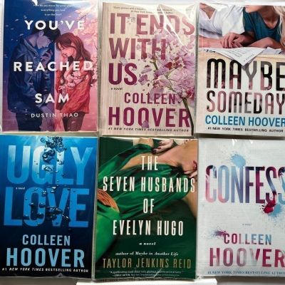 Colleen Hoover น่าเกลียดรักมันจบลงด้วยเราหนังสือภาษาอังกฤษ6