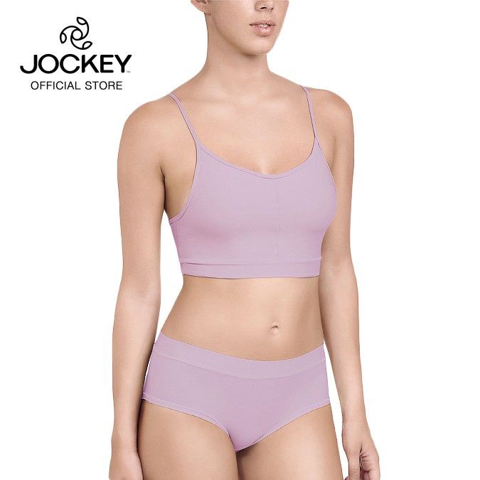 Jockey Women's Flexy-Fit Crop Top Bra (Free Size)