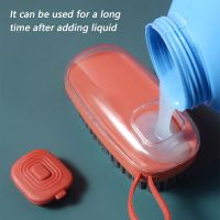 ✹℗✳ Kitchen Tools Pressing Cleaning Brush Soap Dispensing Metal Scrub Liquid Storage Tank Sponge Scrubber Dishwashing Pot Brush Tool