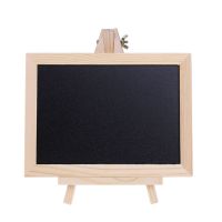 โต๊ะไม้ Chalkboard สองด้านกระดานดำกระดานข่าวเด็กของเล่นเด็ก