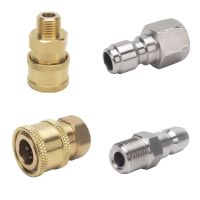 1PC Pressure Washer Connectors 1/4inch Male Fitting Connector Pressure Washer Coupling Quick Release Adapter Garden Water Kits