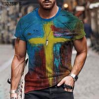 Hot selling new T-shirt fashion mens T-shirt retro leisure travel T shirt 3D color printing mens short sleeve T shirt