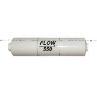 โฟล์วน้ำทิ้ง RO Flow  300-550 สำหรับไส้กรอง RO 50-100 GPD ปลาย 2 ด้านต่อกับสายน้ำพีอี ขนาด 1/4" (2หุน)