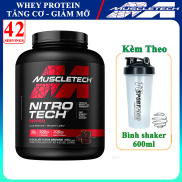 MuscleTech Nitro Tech Ripped Ultra Clean Whey Protein Isolate Powder +