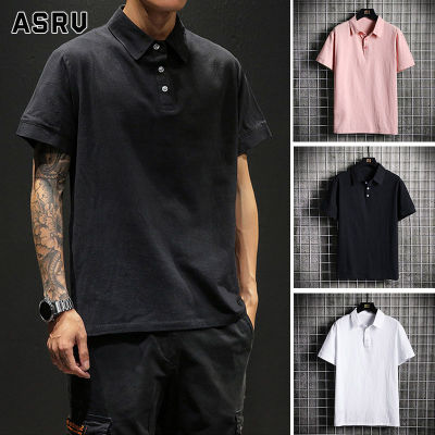 ASRV เสื้อโปโลผู้ชาย Polo เสื้อคอปกผูชาย เสื้อกีฬาคอปก เสื้อยืดคอปก เสื้อยืดแขนสั้นผู้ชาย,เสื้อโปโลลำลอง