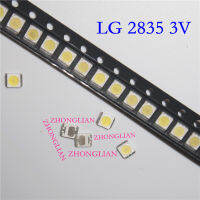 100 ชิ้นUni LED 3528 2835 1210 แสงไฟLEDทีวีพลังงานสูง 1 วัตต์ 3 โวลต์แสงไฟLEDเย็นสีขาวสำหรับโทรทัศน์LED LCDแสงไฟแอพลิเคชัน