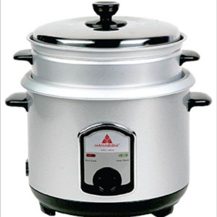 Hanabishi Skill Rice Cooker with Steamer 1.8L Lazada PH