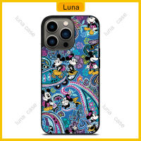 Vera Bradley Mickey Mouse Phone Case for iPhone 14 Pro Max / iPhone 13 Pro Max / iPhone 12 Pro Max / Samsung Galaxy Note 20 / S23 Ultra Anti-fall Protective Case Cover 291