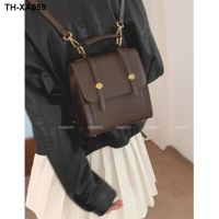 ▼✶ British backpack female 2023 new tide restoring ancient ways South Korea portable large multifunctional package your class