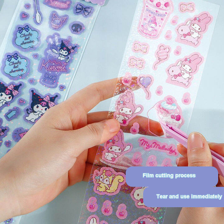 Sanrio Strip Sticker Creative DIY Pocket Account Material Cute Mylody