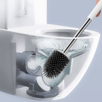 Toilet Cleaning Brush Set Silicone Bristles Brush Kit with Tweezers Bathroom Toilet Household Lavatory Accessories