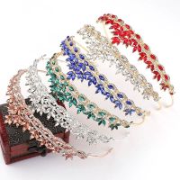 【hot】❈  Hot Sale Wedding Bride Tiaras Headdress Fashion de Noiva Headband Hair Jewelry Prom Diadem