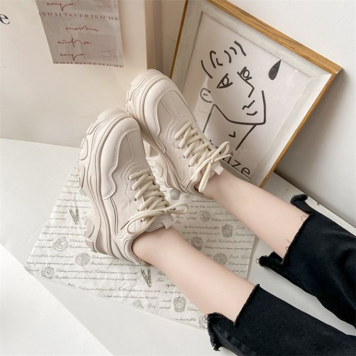 one-mall-plus-nbsp-ฉบับภาษาเกาหลีรองเท้าผู้หญิงอินเทรนด์2023ฤดูใบไม้ร่วง-ฤดูหนาวรองเท้ากีฬาใหม่รองเท้าแฟชั่นรองเท้านักเรียน