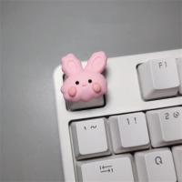 【☊HOT☊】 sijieyis8 แป้นพิมพ์การ์ตูนน่ารักสีชมพู Keycaps Oem โปรไฟล์คีย์บอร์ดแบบกลไกแมว Esc ปุ่มกดช่างฝีมือสำหรับ Gk61 Sk61 Sk64 Sk87เกมเมอร์ Gh60