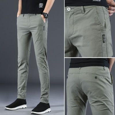 Outdoor Sports Hiking Pants Youth Men Spring Summer Thin Quick Dry Trousers Cotton Slim Stretch Breathable Leisure Pencil Pants
